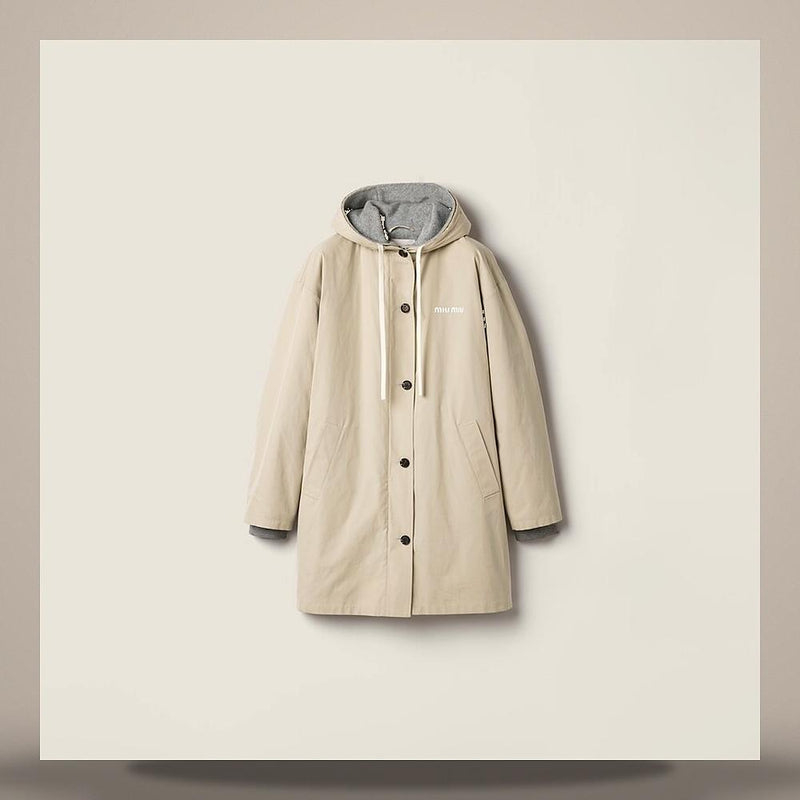 Miu Miu Panama Cotton Fleece Cabane Jacket MQ0008 6030 F0036