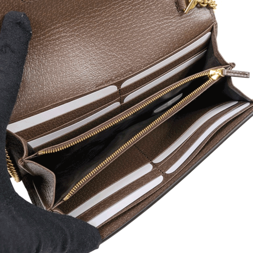GUCCI Ophidia GG Mini Shoulder Bag with Chain Wallet for Women 772309