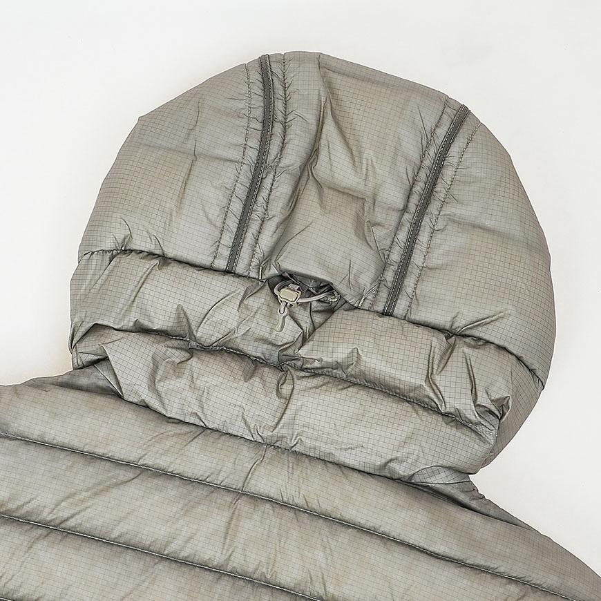 CP Company Men DD Shell Hooded Goggle Down Puffer Jacket Gray