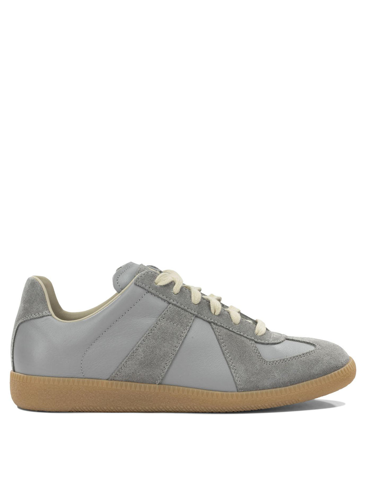 Maison Margiela Black Leather Low-Top Sneakers