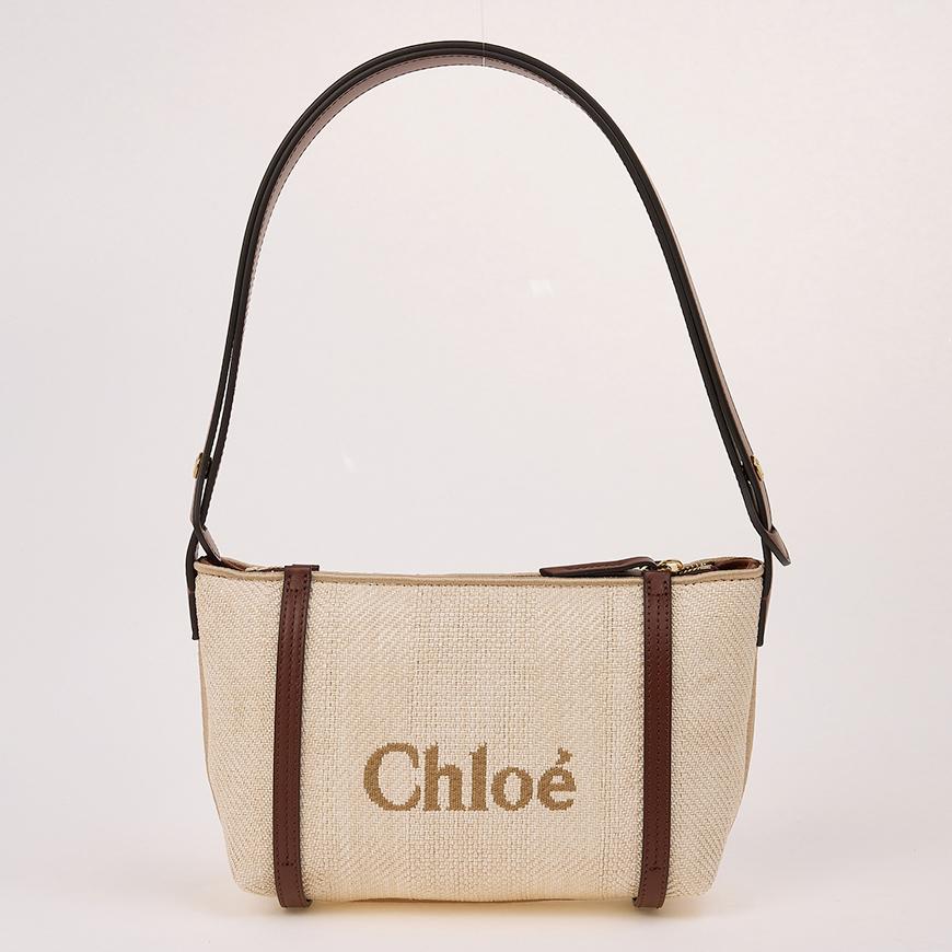 Chloe Women Raffia Keri Shoulder Bag