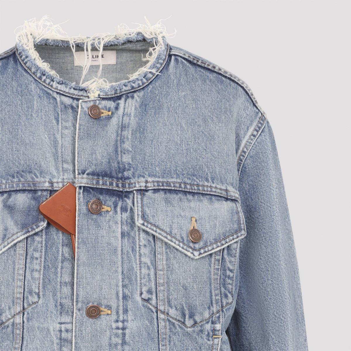 CELINE Men’s Blue Denim Trucker Jacket