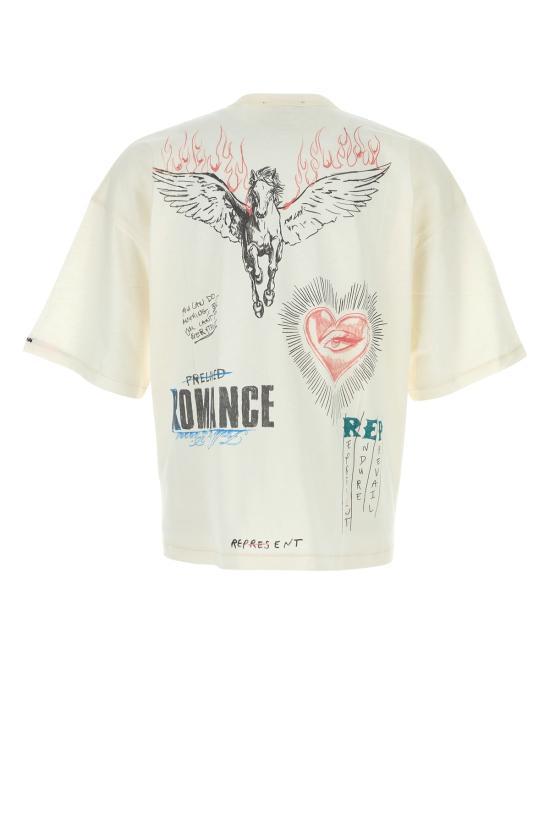 REPRESENT Antique White Short Sleeve T-Shirt