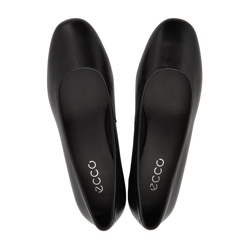 ecco Leather Pointed-Toe Pumps Black Women’s