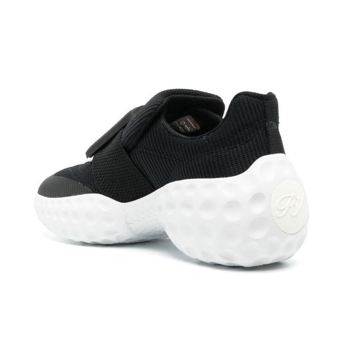 Roger Vivier Viv Run Light Buckle Low-Top Sneakers Black