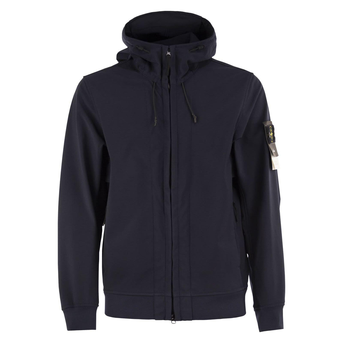 STONE ISLAND Black Nylon Bomber Jacket for Men