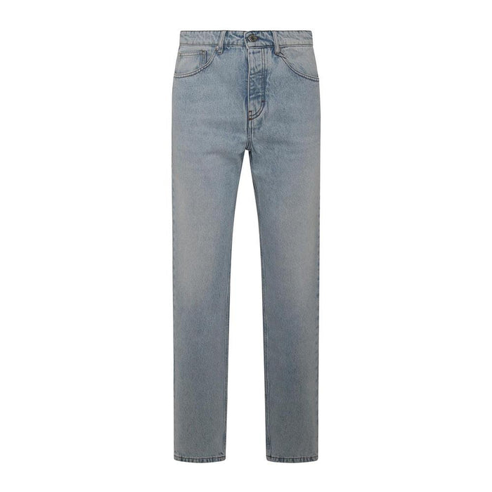 AMI Straight Leg Blue Denim Pants HTR001 DE0027 448