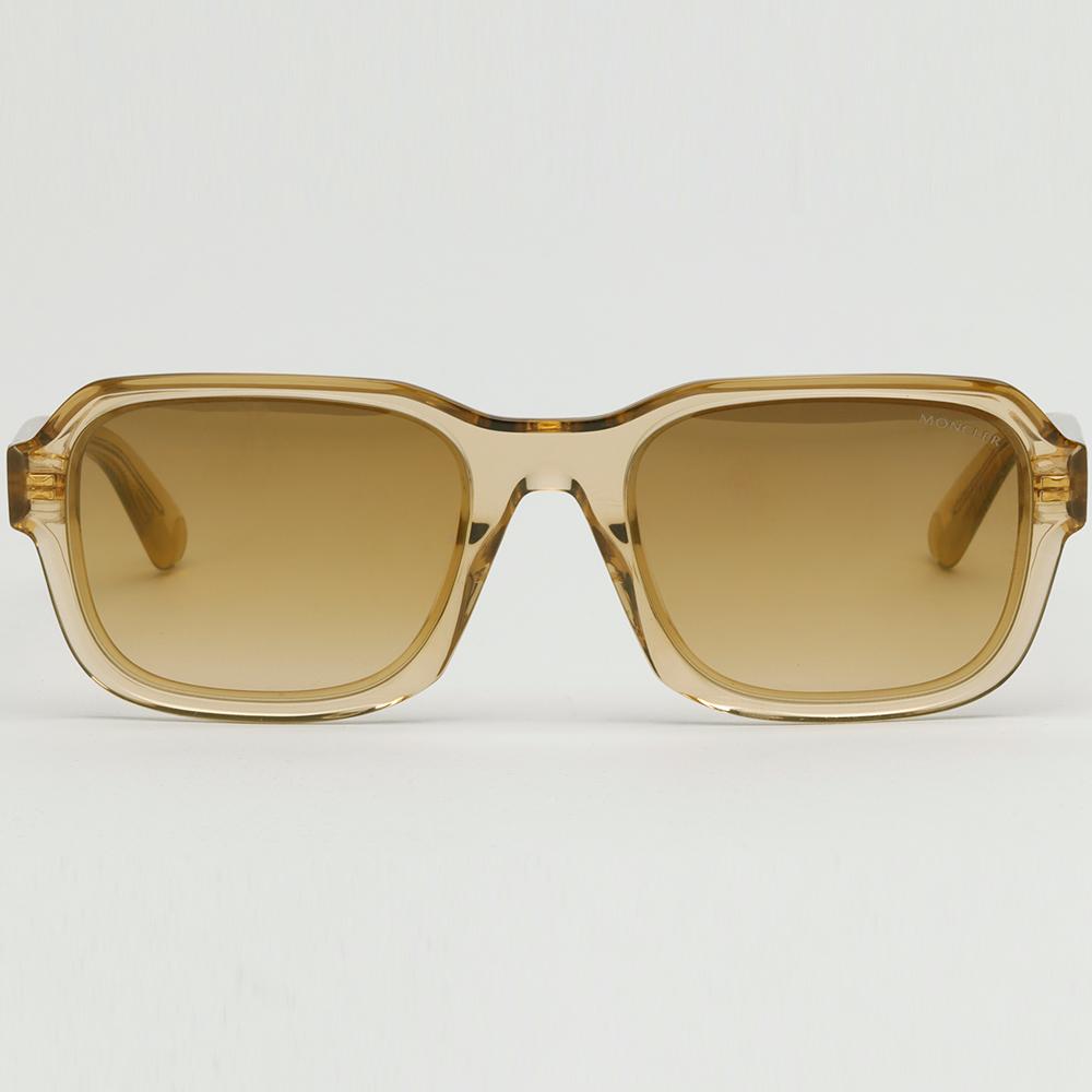 Moncler Square Semi-Transparent Acetate Mirror Sunglasses ML0199 57G