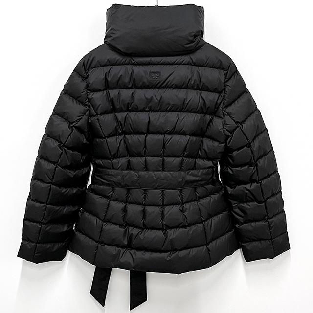 Max Mara Quilted Belted Puffer Jacket Black Women’s