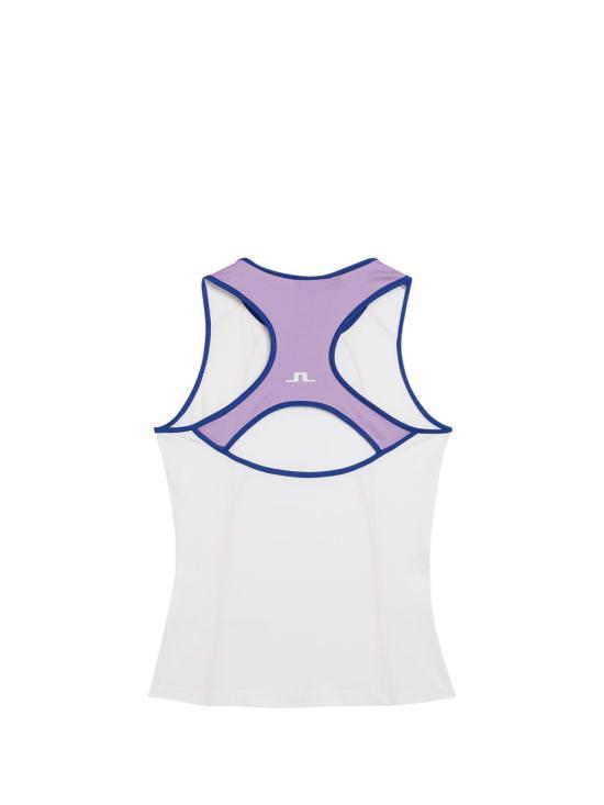 J LINDEBERG Sleeveless T-Shirt Women’s Top AWJT100550000 WHITE DOM