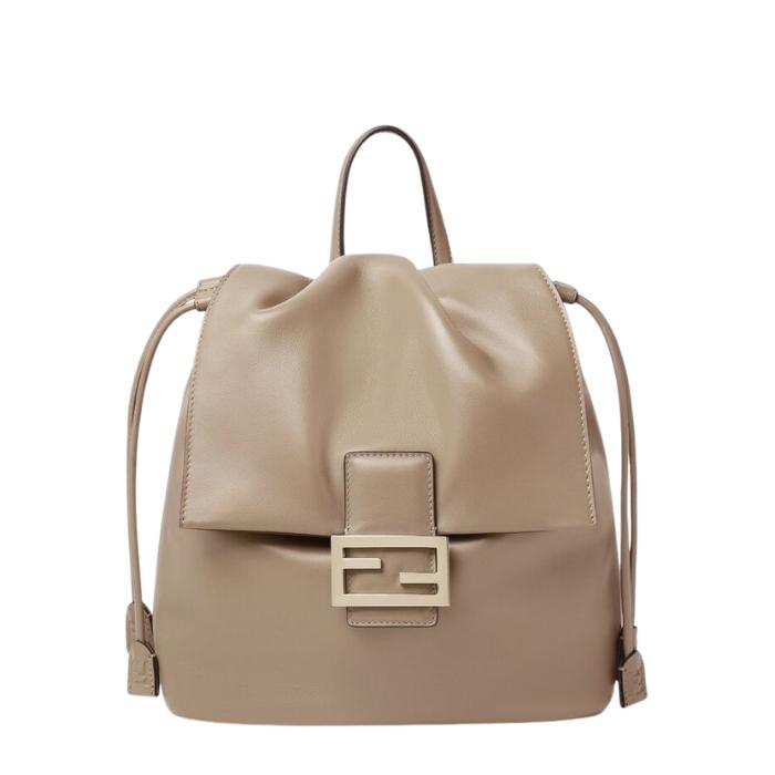 FENDI Leather Backpack Black