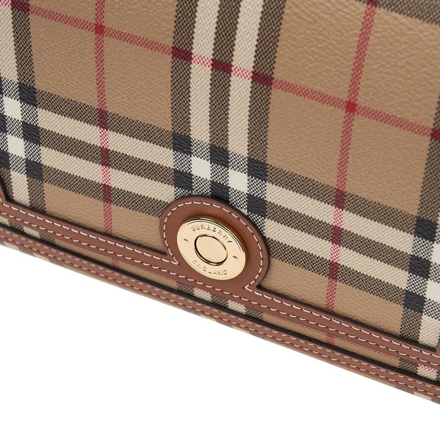 BURBERRY Vintage Check Leather Crossbody Bag for Women