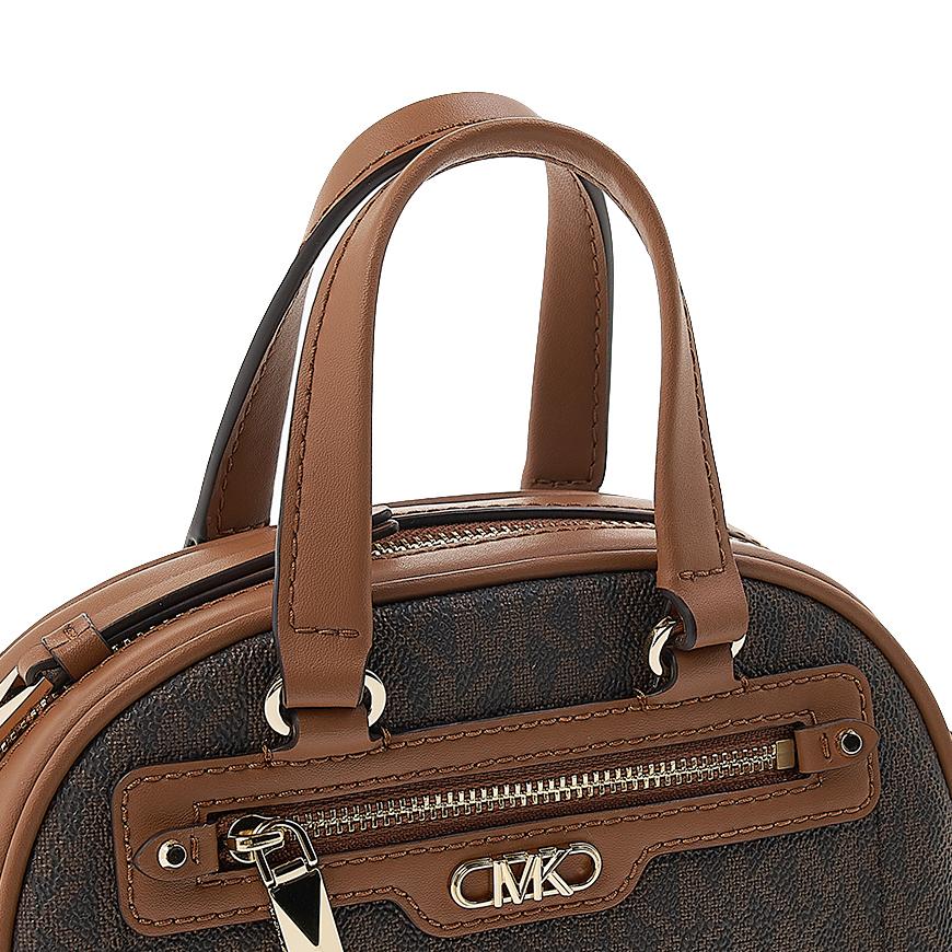 Michael Kors Women’s Logo Print Top Handle Tote Bag Brown