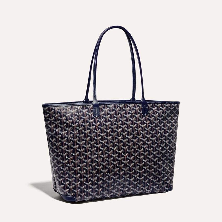 GOYARD Artois MM Navy Women’s Tote Bag ARTOISMMLTY 12CL12P