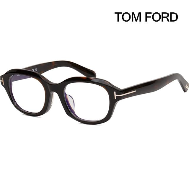 TOM FORD Blue Light Blocking Thick Tortoise Horn-Rim Asian Fit Glas TF6005DB 052