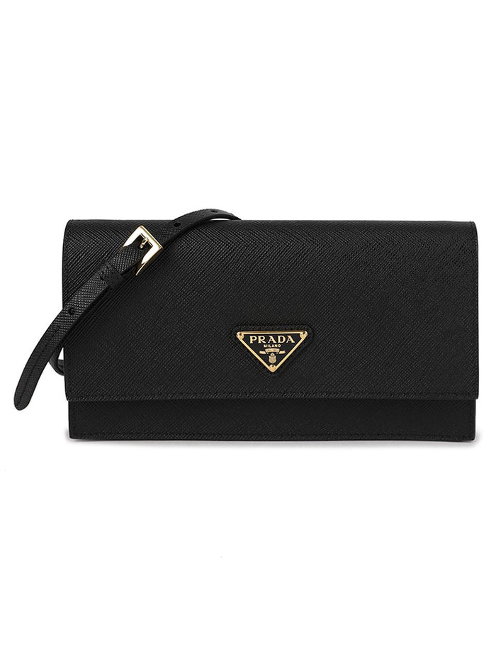 PRADA Saffiano Mini Crossbody Bag Black