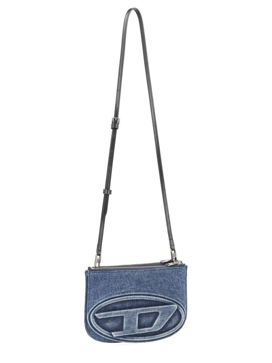 DIESEL Black Leather Shoulder Bag