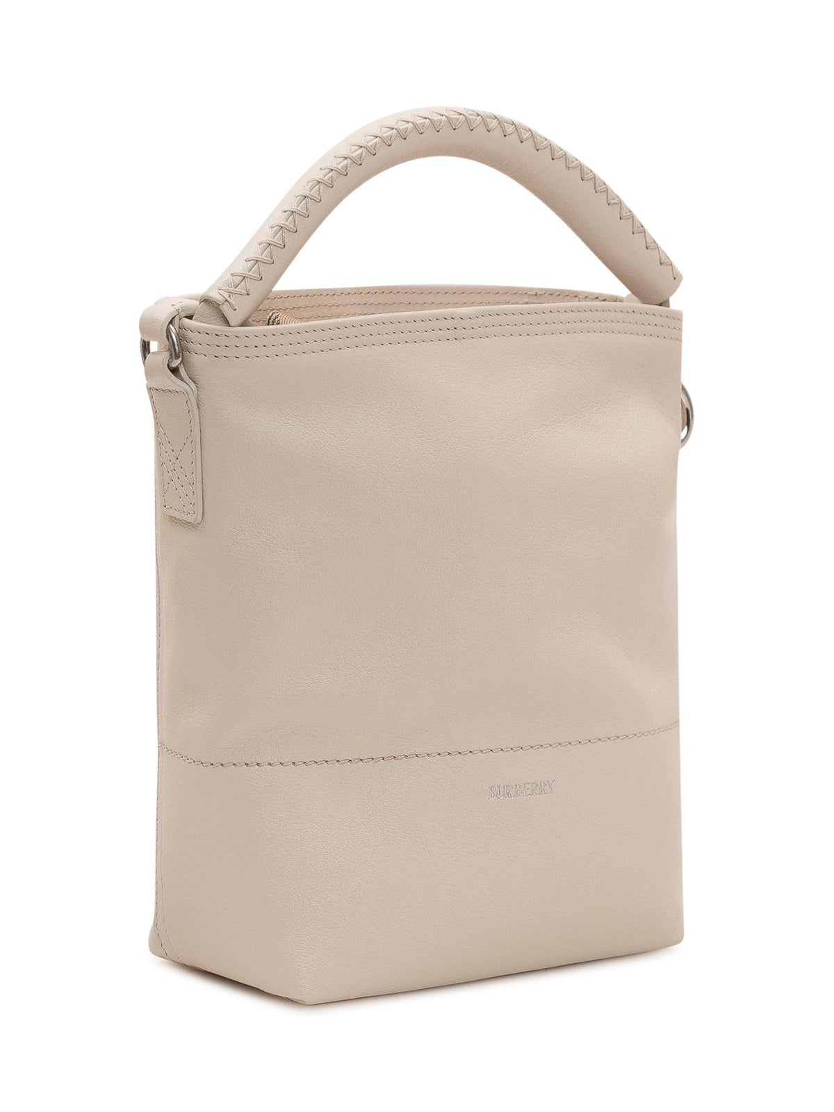 BURBERRY Leather Shoulder Bag Black
