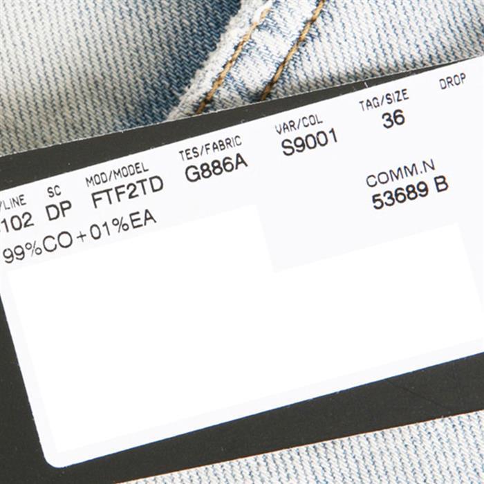 Dolce&Gabbana Light Wash Denim Jeans with Plate Detail