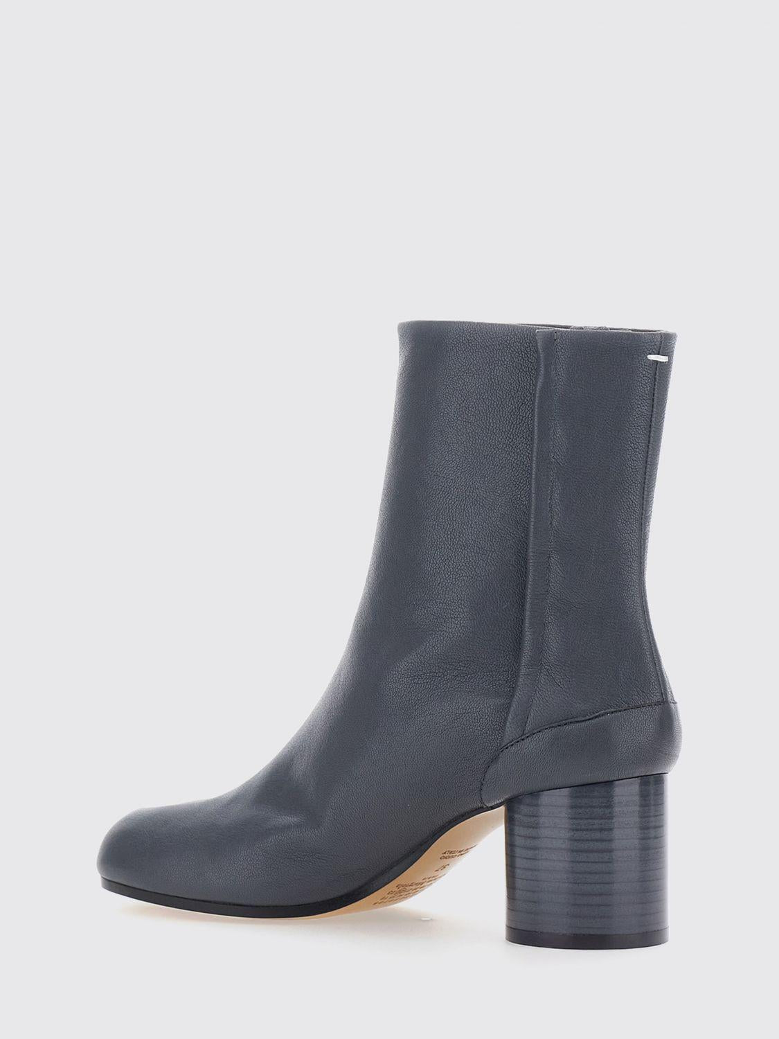 Maison Margiela Leather Ankle Boots Black Women’s