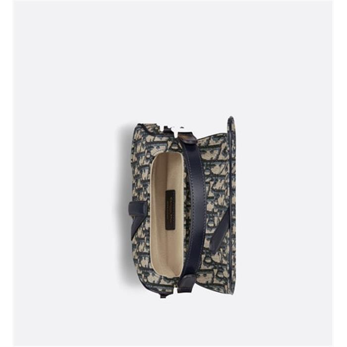 DIOR Oblique Jacquard Saddle Mini Strap Bag M0456CTZQ M928