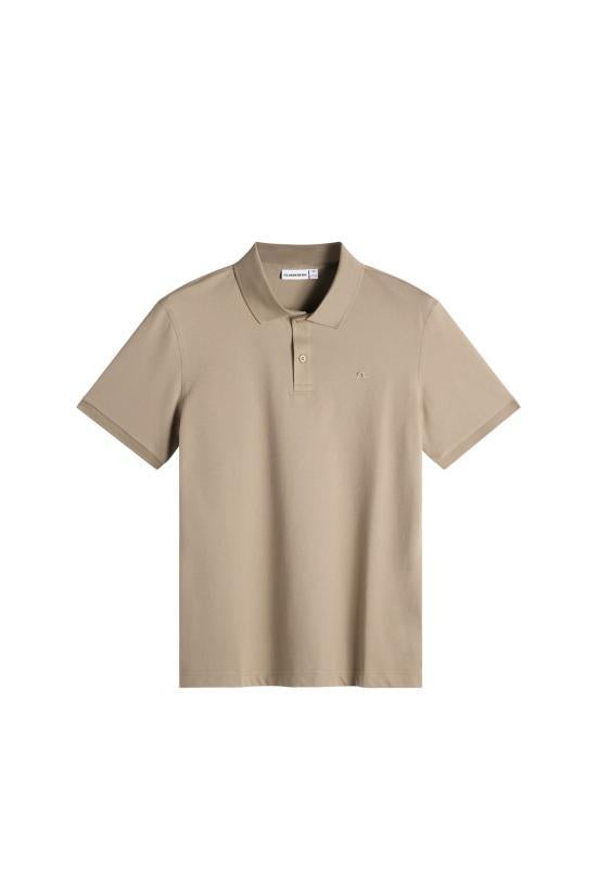 J LINDEBERG Short Sleeve Polo Shirt for Men BMJT15738 C172 KELP MELANGE DOM