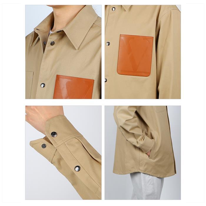 VALENTINO Garavani Shirt Jacket Men Long Sleeve White