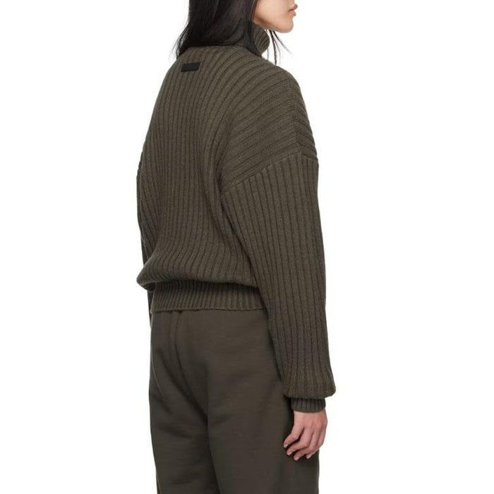Fear of God Essentials Women's Turtleneck Knit Sweater 192SP245 290