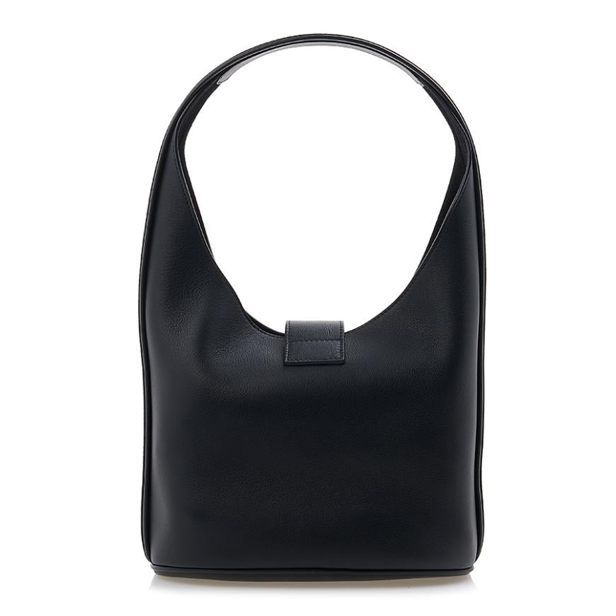 Ferragamo Women’s Buckle Hobo Bag 21 4966 NERO 0764378