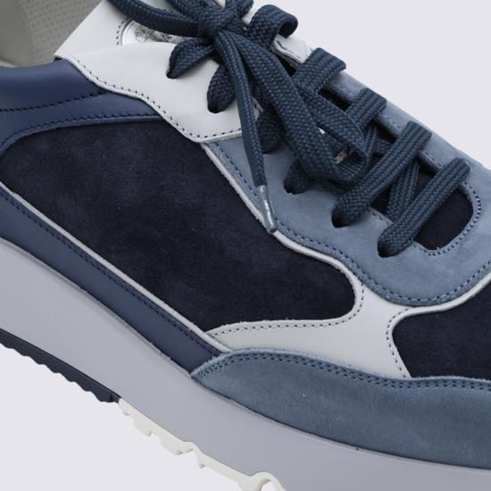 Brunello Cucinelli Nubuck Suede Running Sneakers Light Grey Men’s