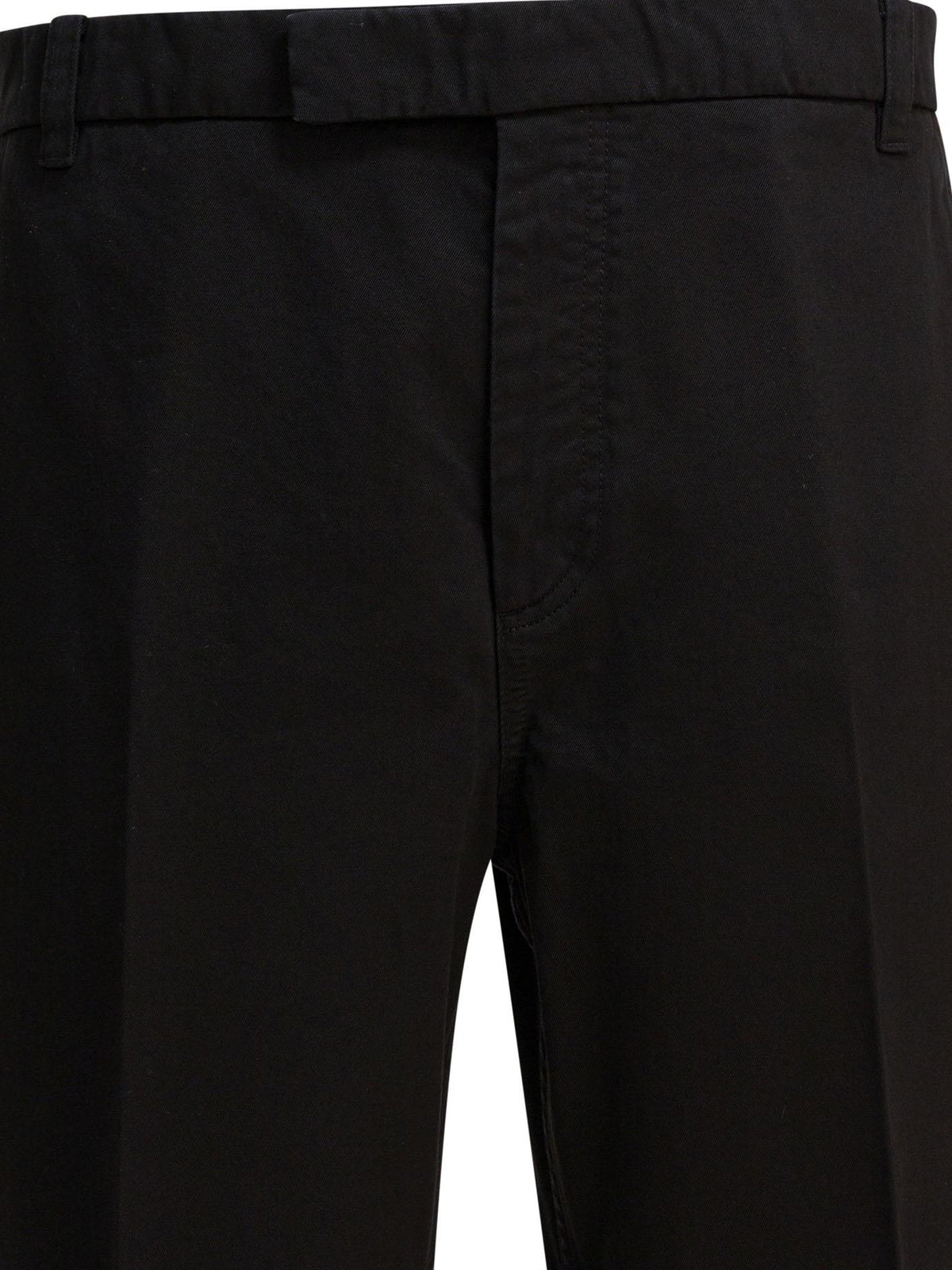 THOM BROWNE Gray Wool Slim-Fit Dress Trousers