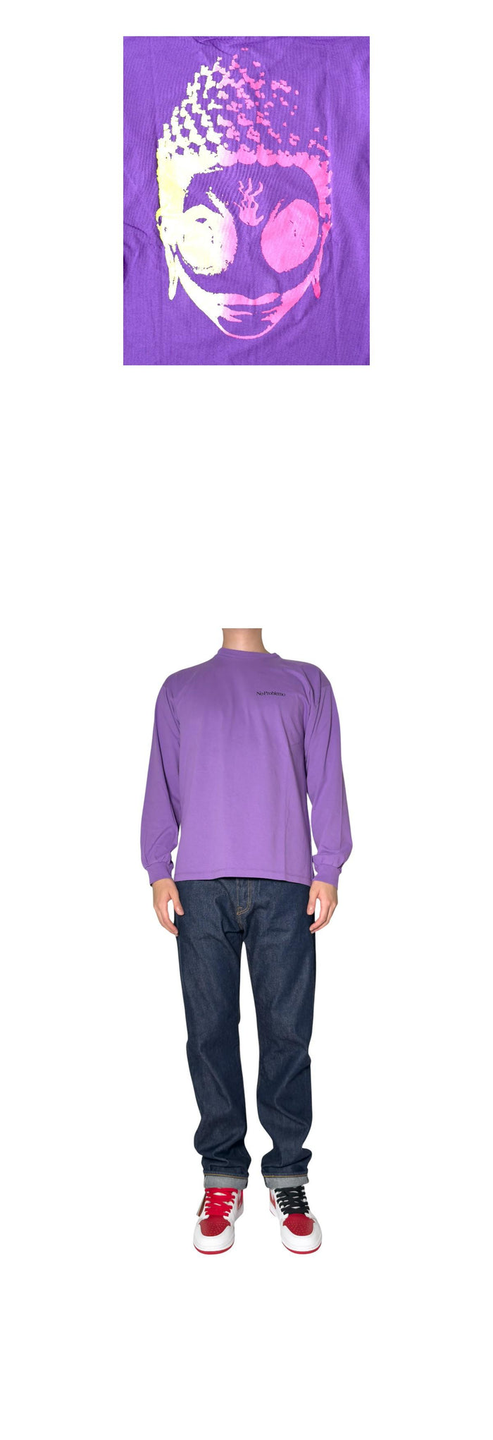 NO PROBLEMO SIDD Heavy Long Sleeve T-Shirt LIL Purple Unisex