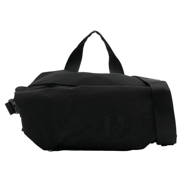 CP Company Plain Paper Touch Belt Bag Black Hip Pack