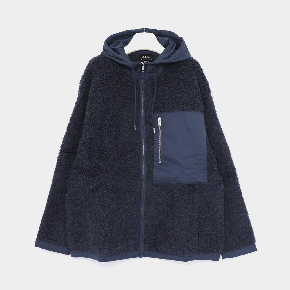 A.P.C. Julian Fleece Hooded Unisex Jacket WVBEW H32103 IAK