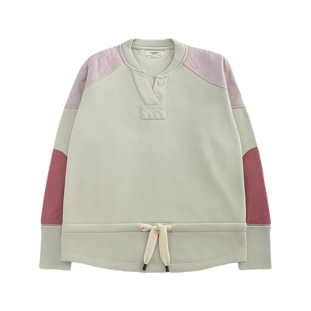 Isabel Marant NIFEN Waist-String Sweatshirt Chalk SW0176 19A044E 20CK