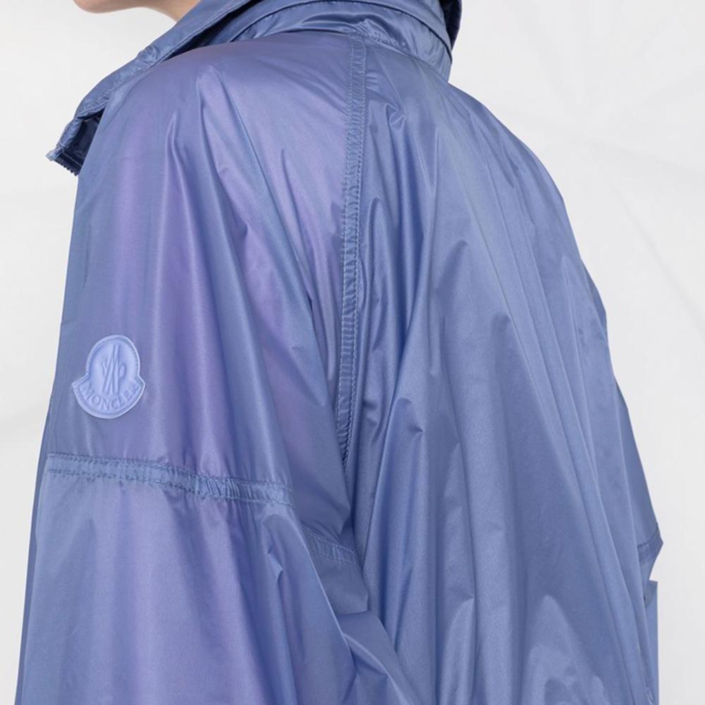 Moncler Women's Sky Blue Purple Logo Jacket 1A001 03 595YT 70D