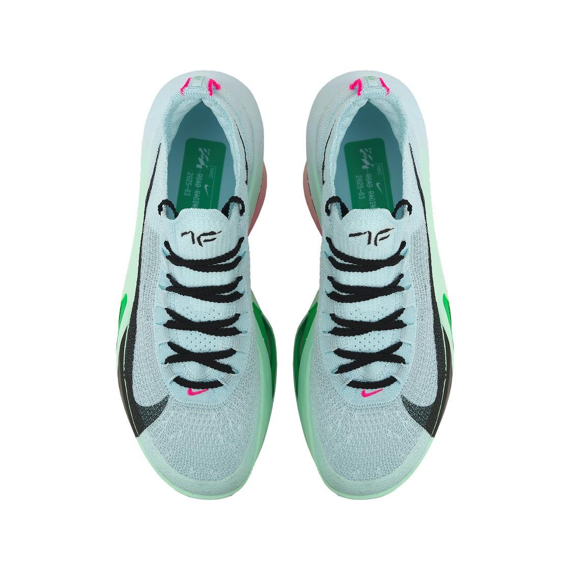 Nike Air Zoom Alphafly 3 Glacier Blue Mint Running Shoes Low-Top