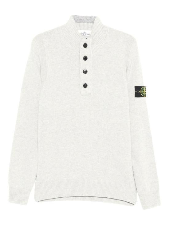 STONE ISLAND Lambswool Half-Zip Turtleneck Sweater for Men K2S15 S00A3 V0093