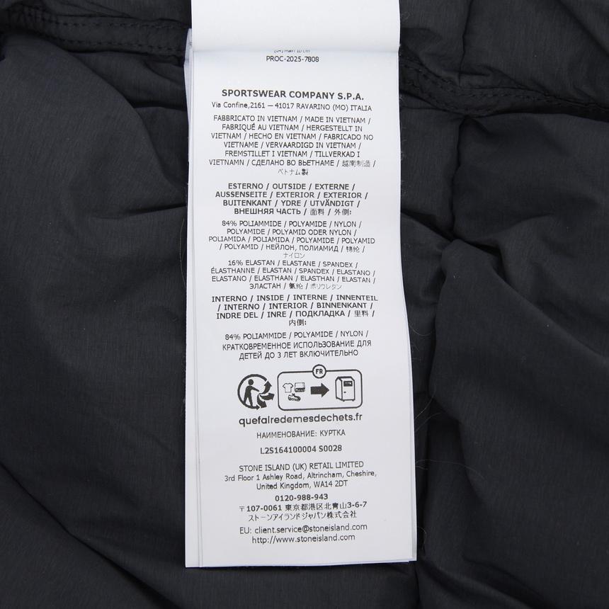 STONE ISLAND Kids Puffer Jacket S0028 V0020 Down Coat Adult Fit