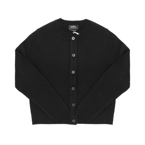 A.P.C. Black Wool-Blend Women’s Cardigan