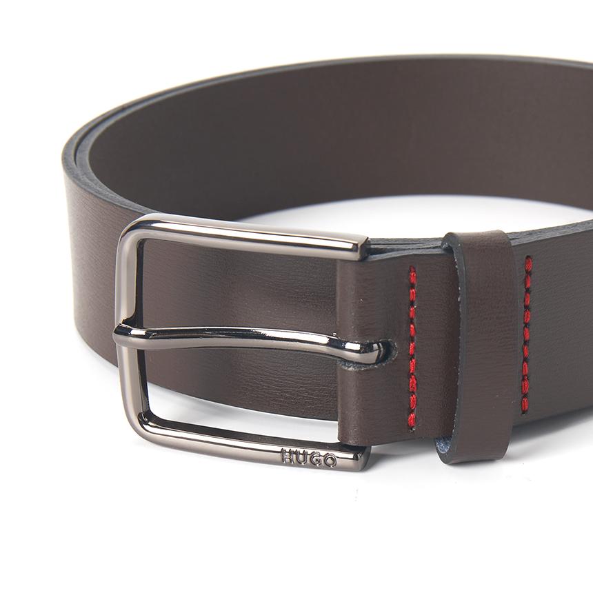 HUGO BOSS Men's Leather Dress Belt 50491997 205