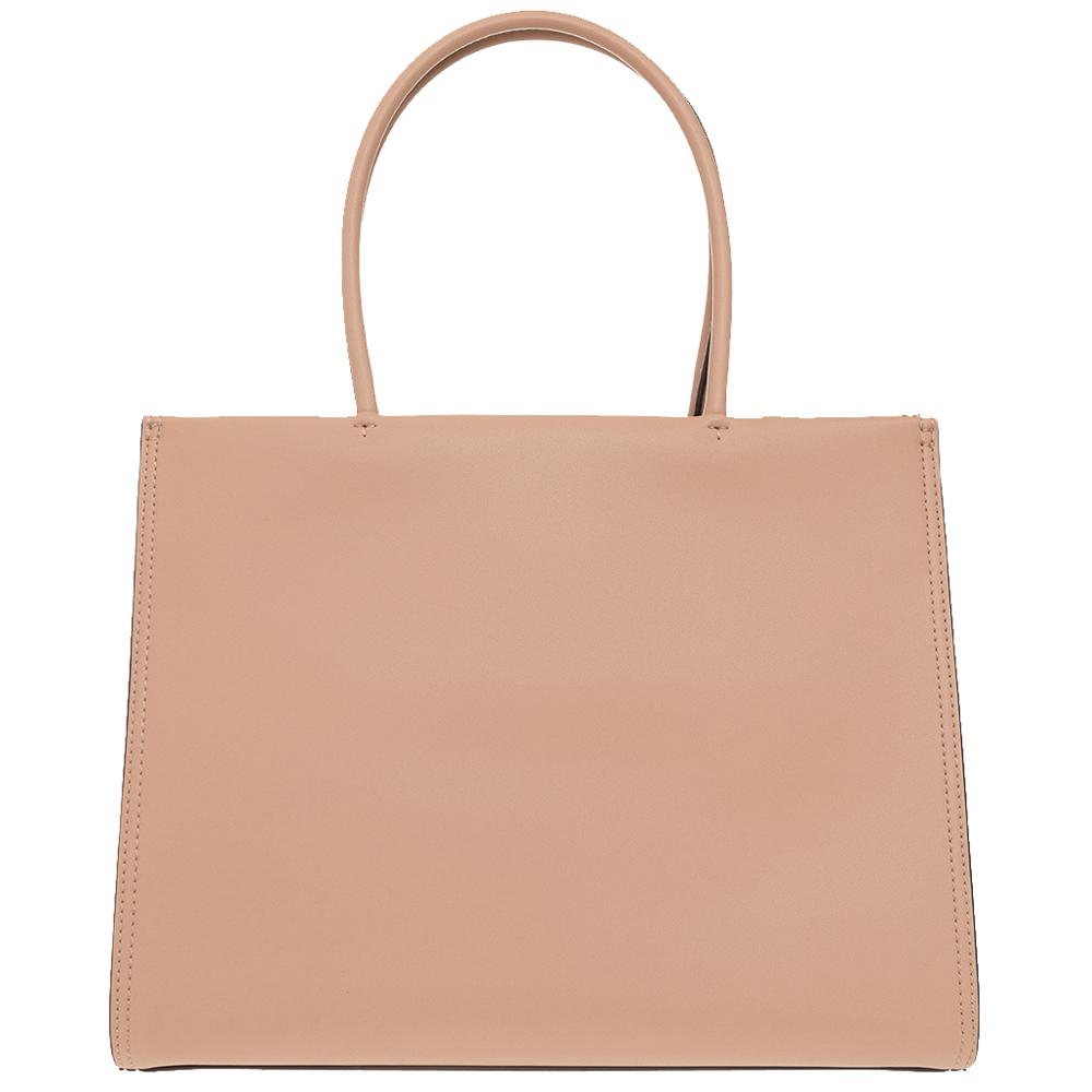Tory Burch Small Ella Eco Wicker Tote Bag Brown