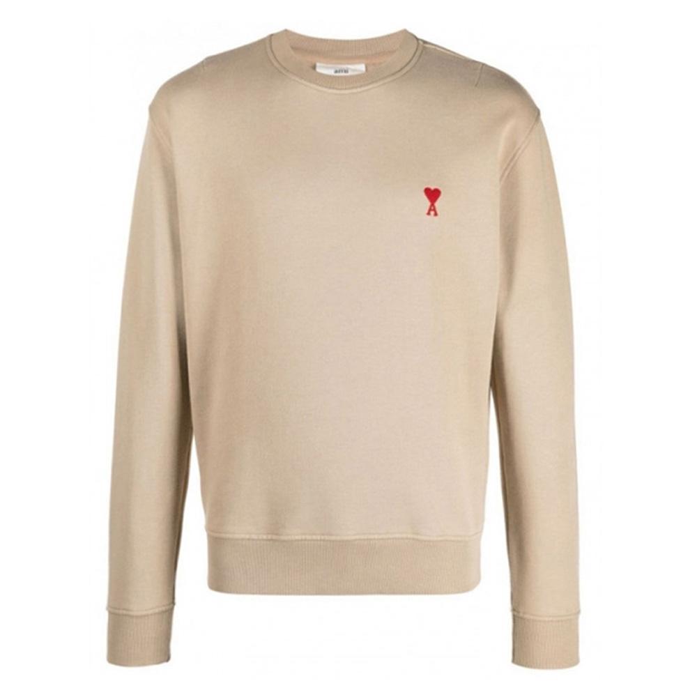 AMI Heart Small Logo Embroidered Sweatshirt for Men