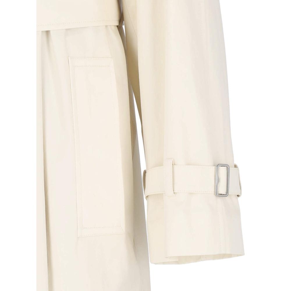 BURBERRY Gabardine Long Trench Coat for Women