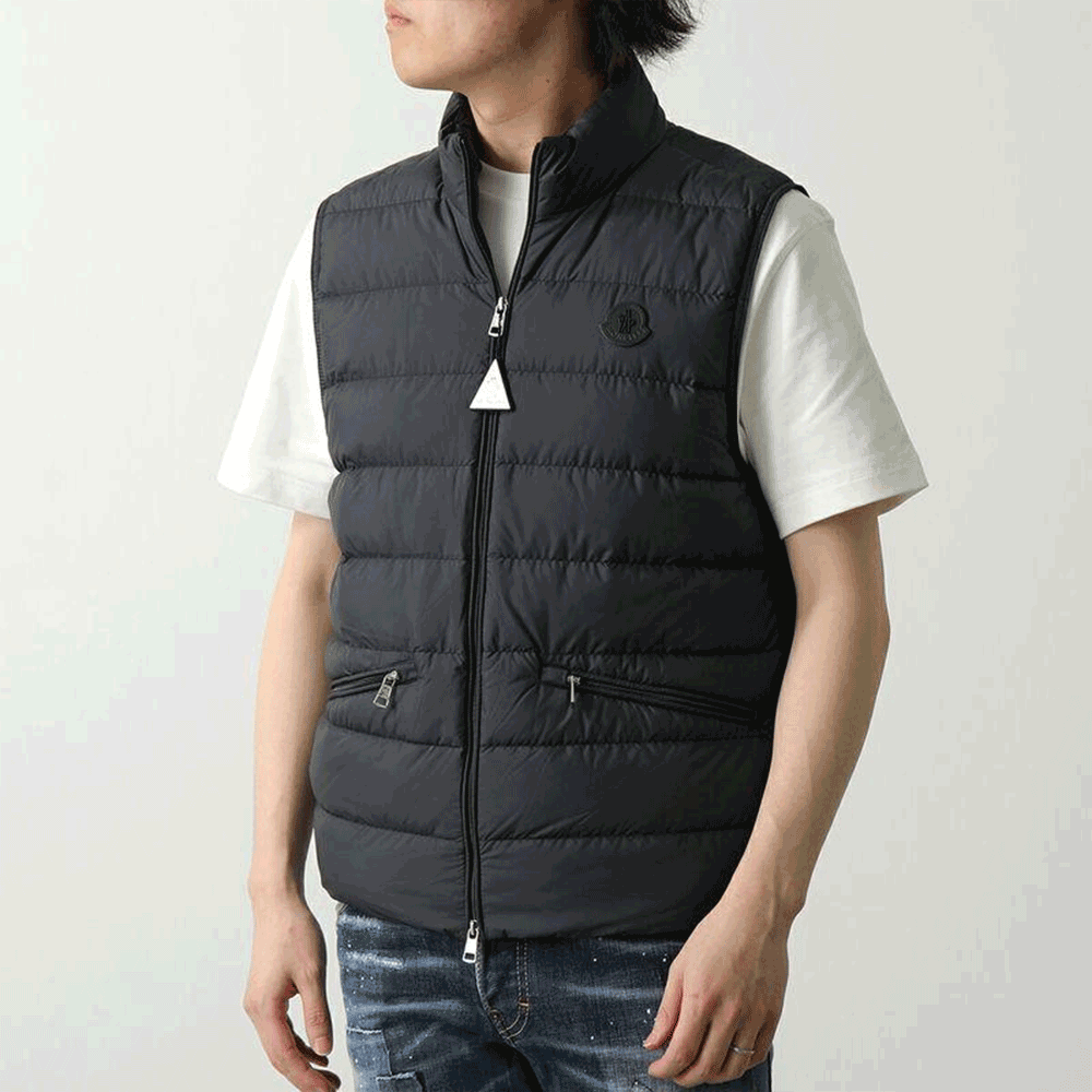 Moncler Black Puffer Vest Men’s 1A00144