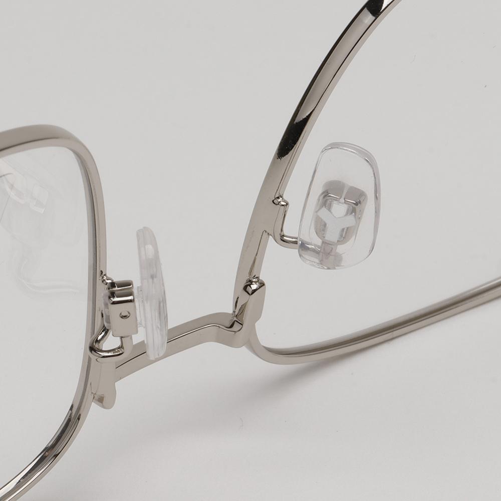 BALLY Silver Metal Asian Fit Unisex Eyeglass Frames BY5039D 016