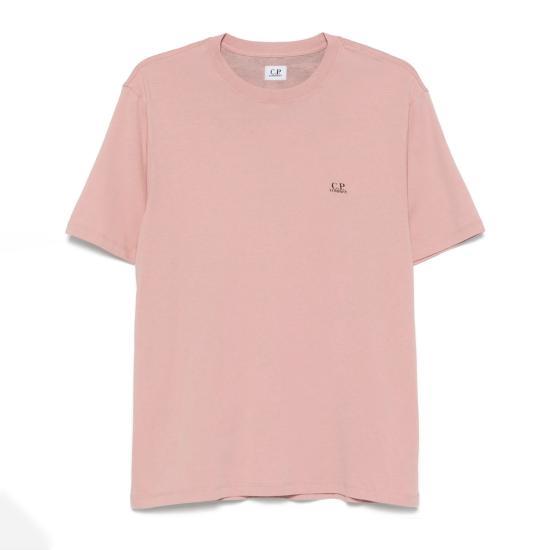 CP Company Misty Rose Short Sleeve Cotton T-Shirt for Men 18CMTS030A 005100 W520