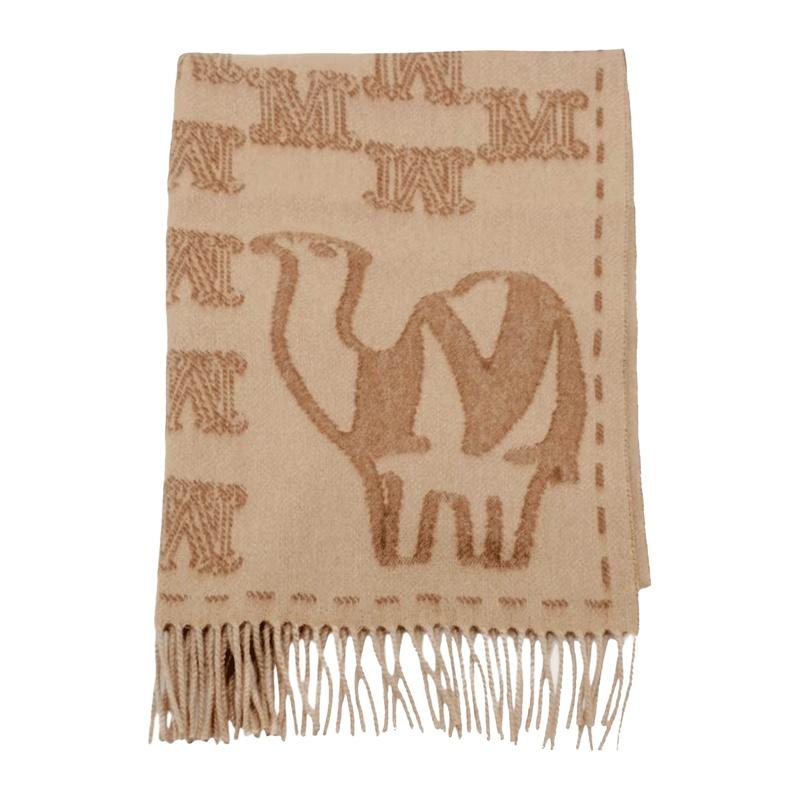 Max Mara Wes Steadicamel Cashmere Scarf