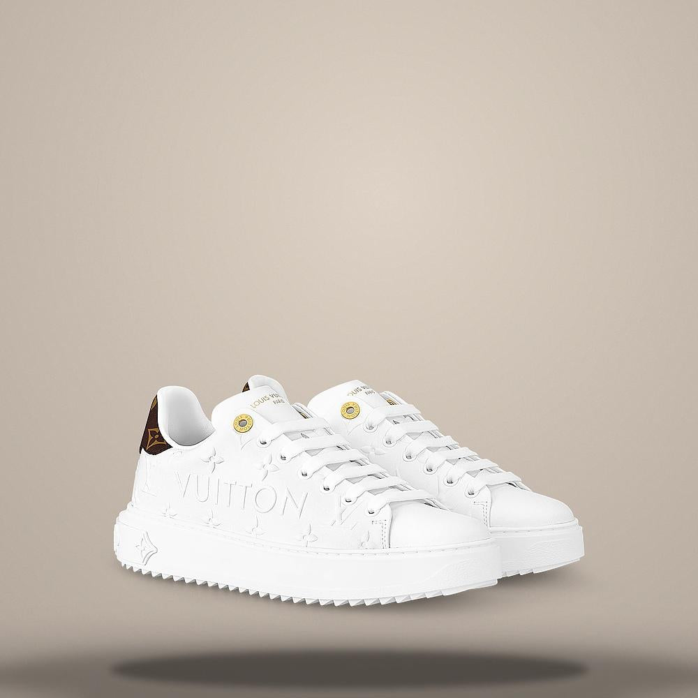 Louis Vuitton Time Out White Men's Low-Top Sneakers