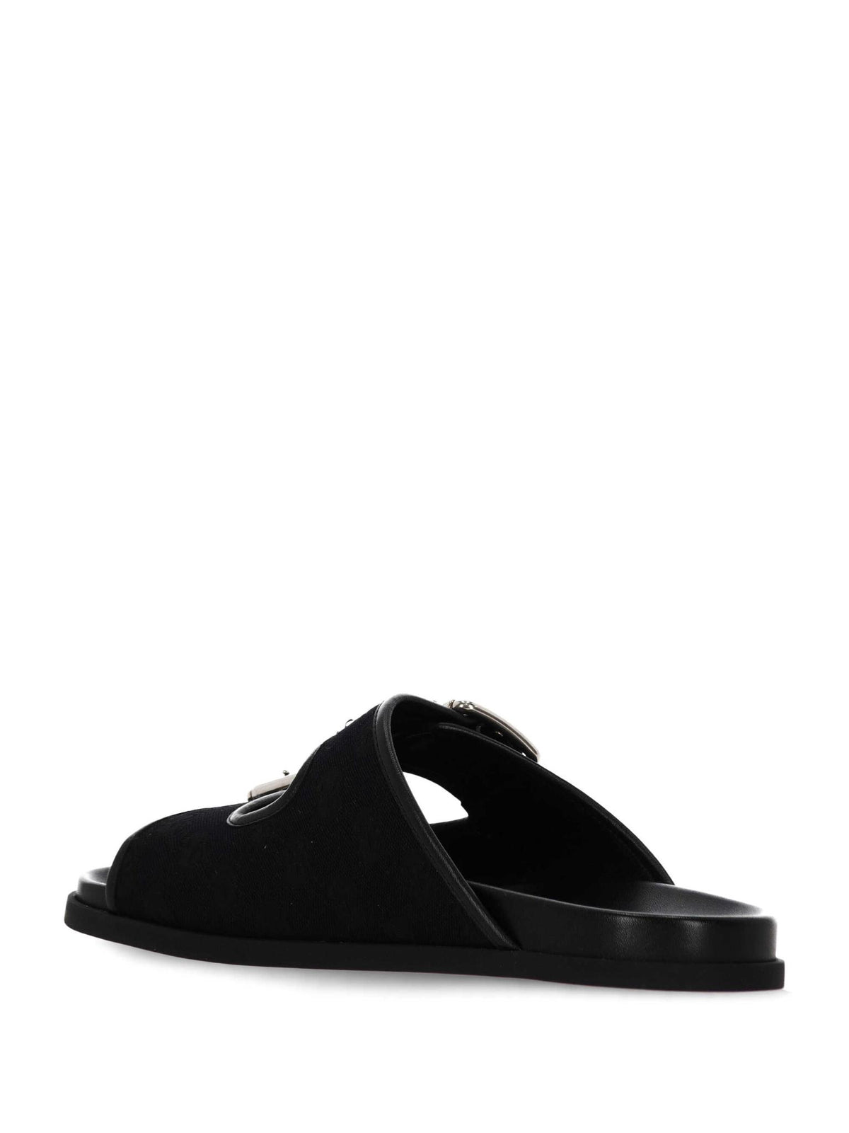GUCCI Black Leather Sandals for Men